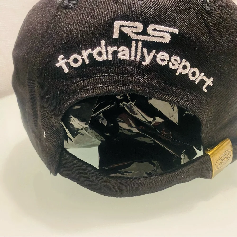 Ford Black Rally Cap with Blue and Red Embroidery New Without Tags Adjustable - Picture 4 of 6